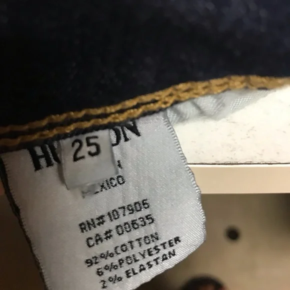 HUDSON Croxley Mid Thigh Short-Blue-Size 25 -Good Condition - Picture 11 of 16